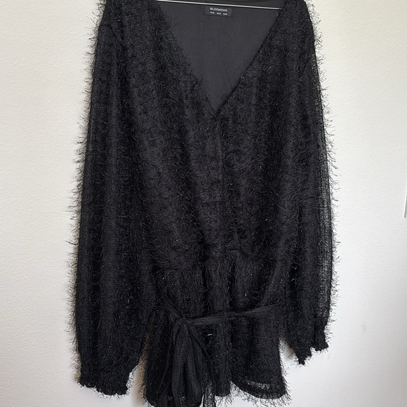 BloomChic Eyelash Wrap Blouse - Picture 2 of 6